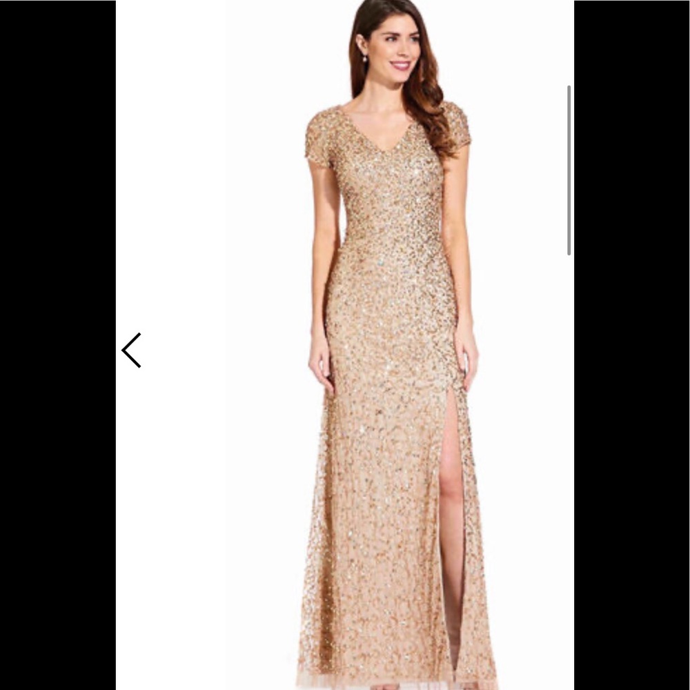Adrianna Papell sequin dress